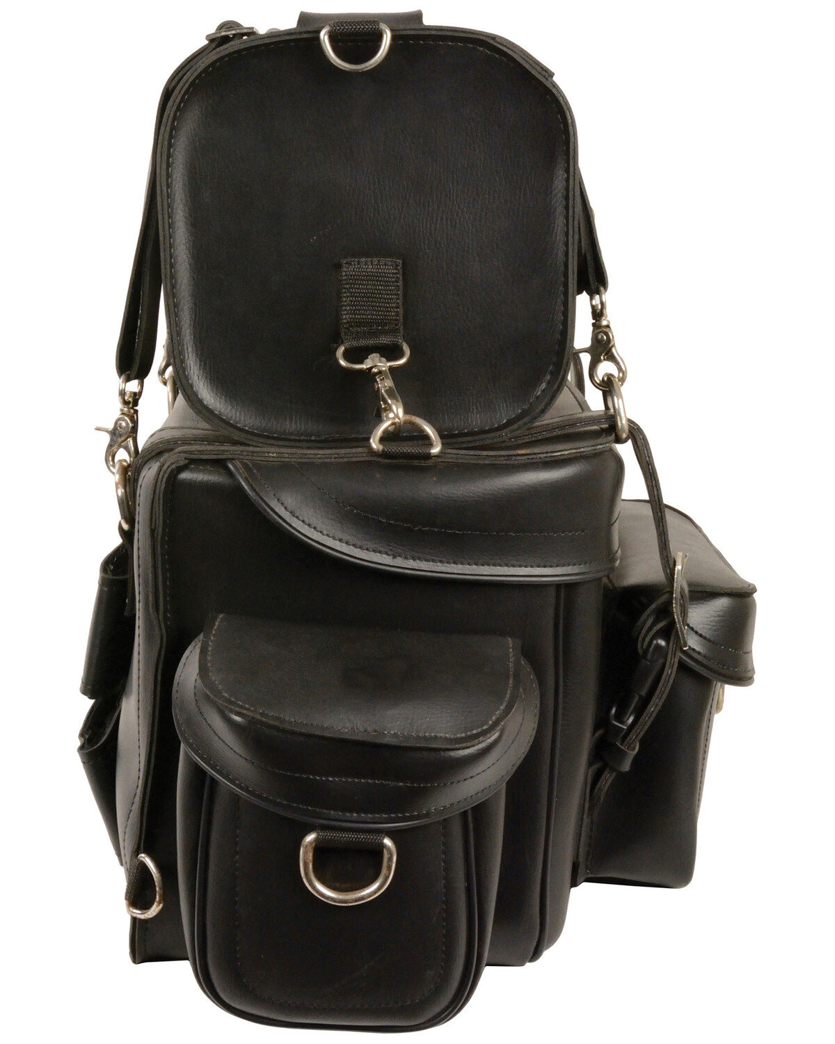 Milwaukee Leather Two Piece Touring Sissy Bar Bag