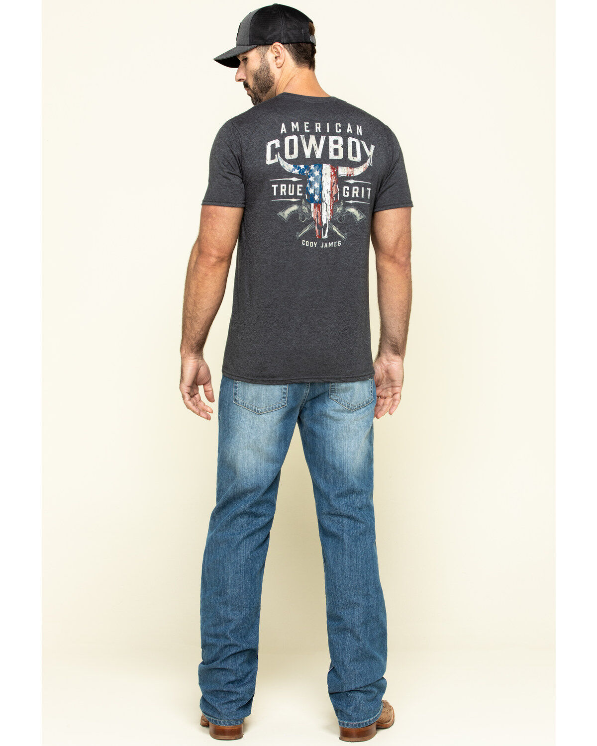 Cody James Men's Clovehitch Stackable Light Wash Stretch Regular Straight Jeans