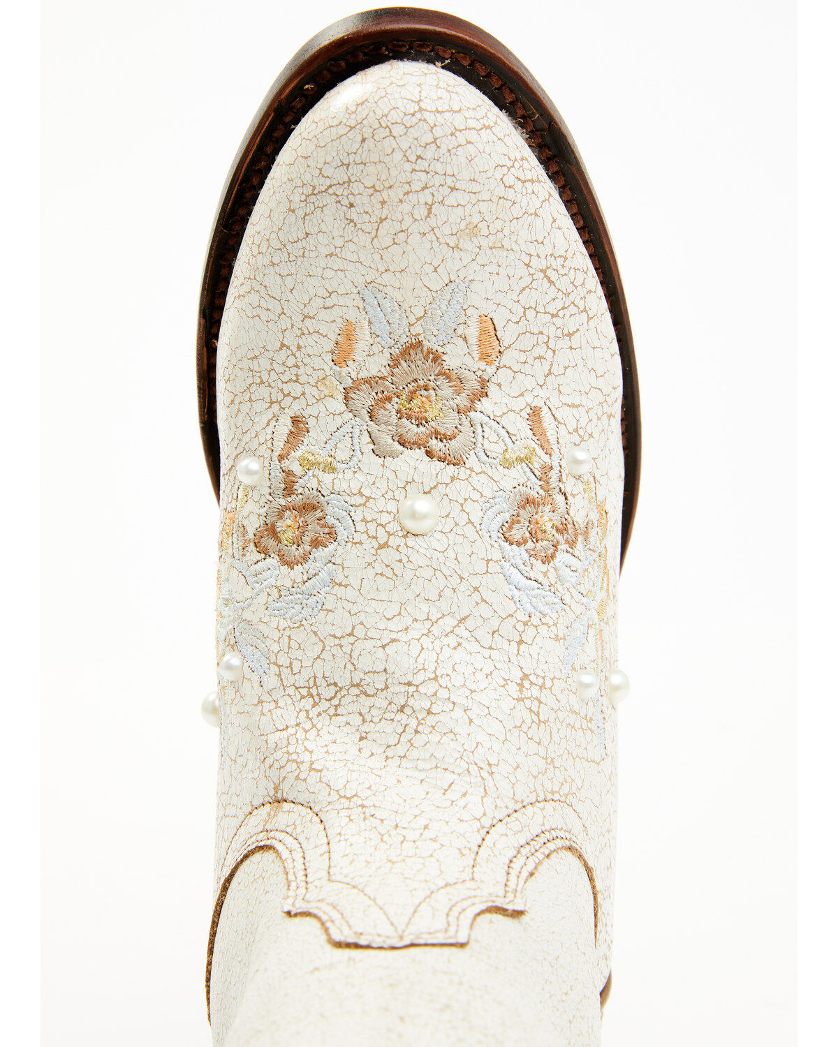 Shyanne Women's Byrdie Crack Embroidered Western Boots - Round Toe