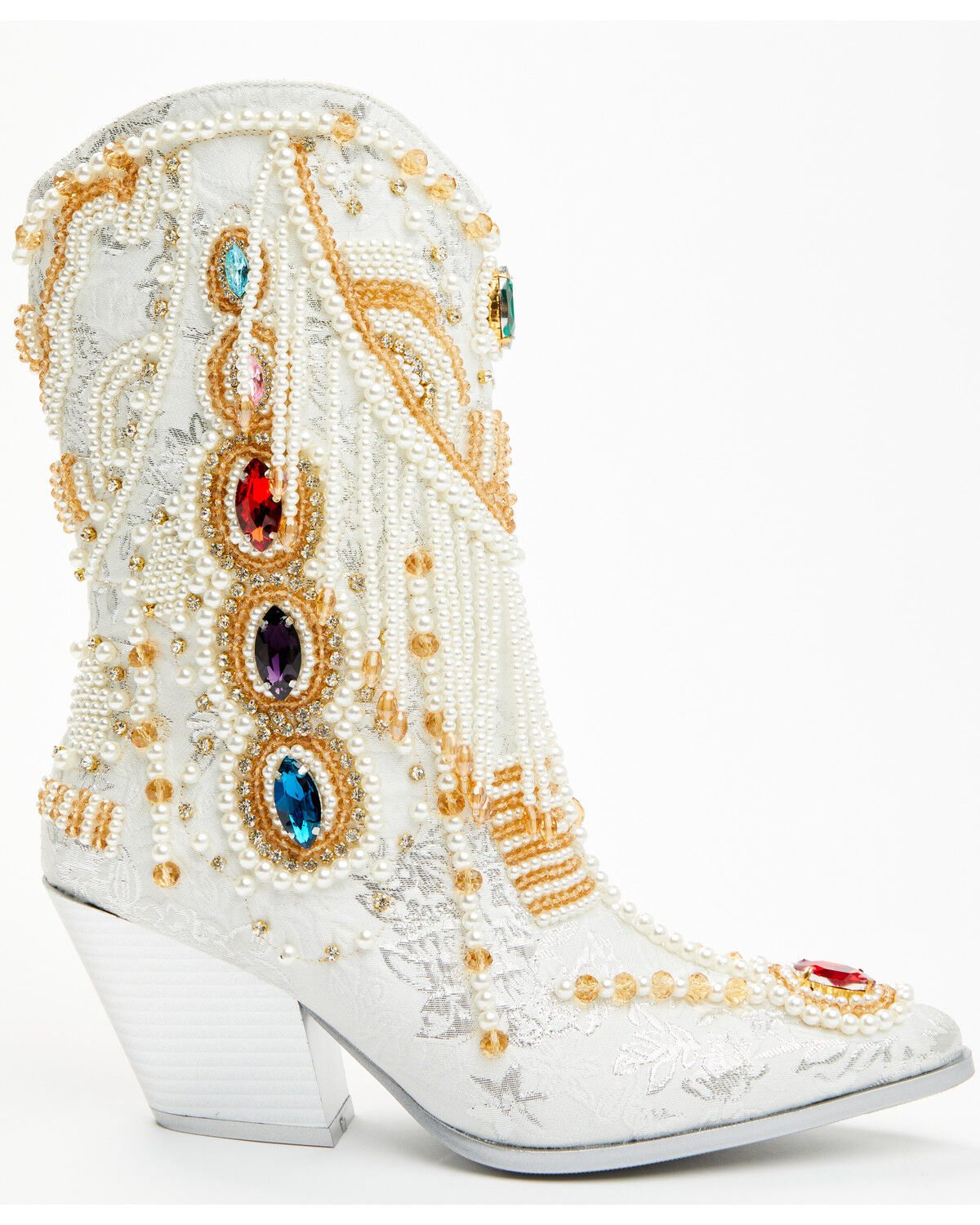 Azalea Wang Women's Astounding Embellished Fashion Booties - Snip Toe