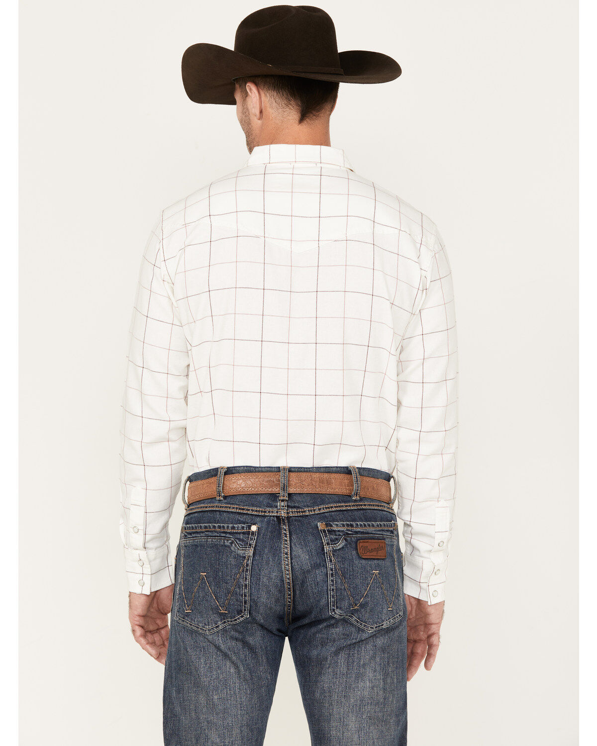 Blue Ranchwear Men's Twill Long Sleeve Pearl Snap Shirt