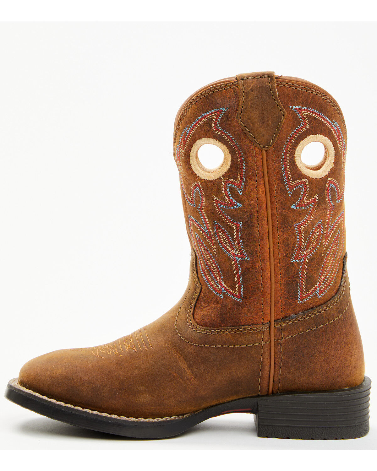 Justin Boys' Bowline Western Boots - Broad Square Toe