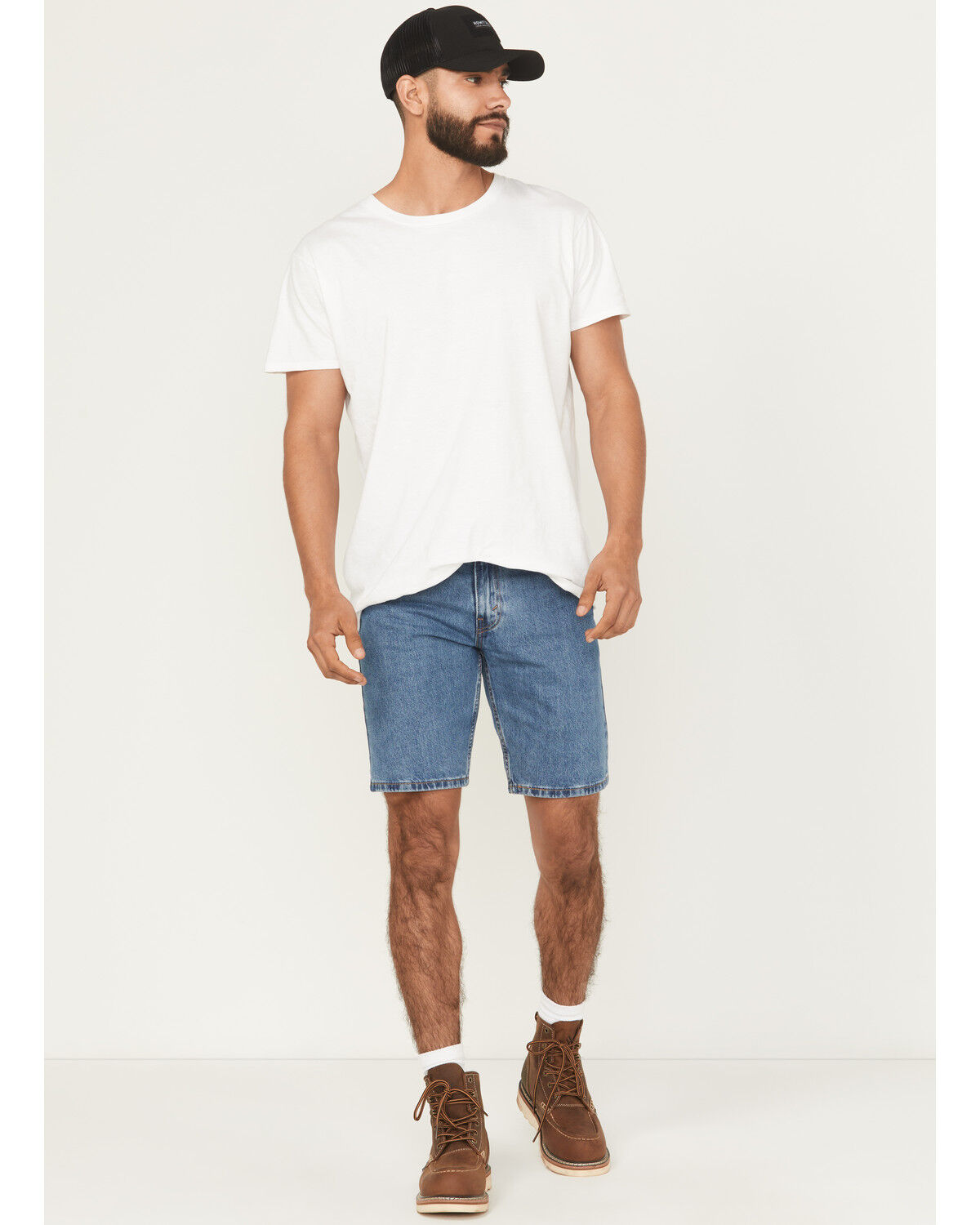 Levi's Men's 405 Standard 10" Medium Wash Standard Rigid Shorts