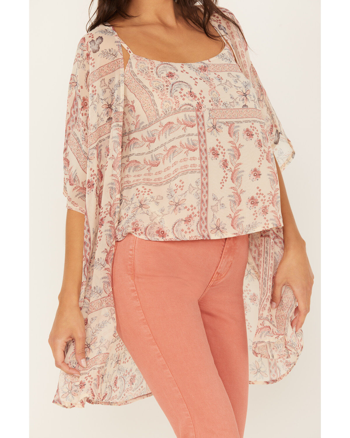 Shyanne Women's Americana Cami & Kimono Set