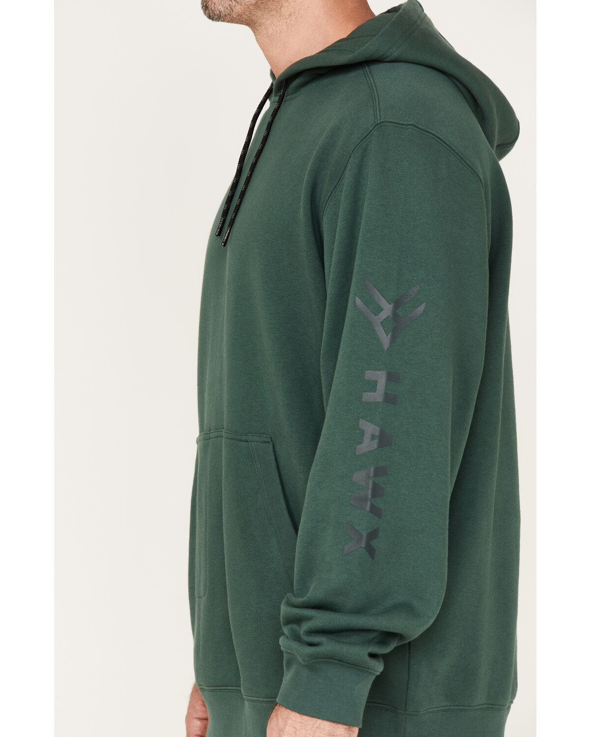Hawx Men's Primo Logo Graphic Fleece Hooded Work Sweatshirt