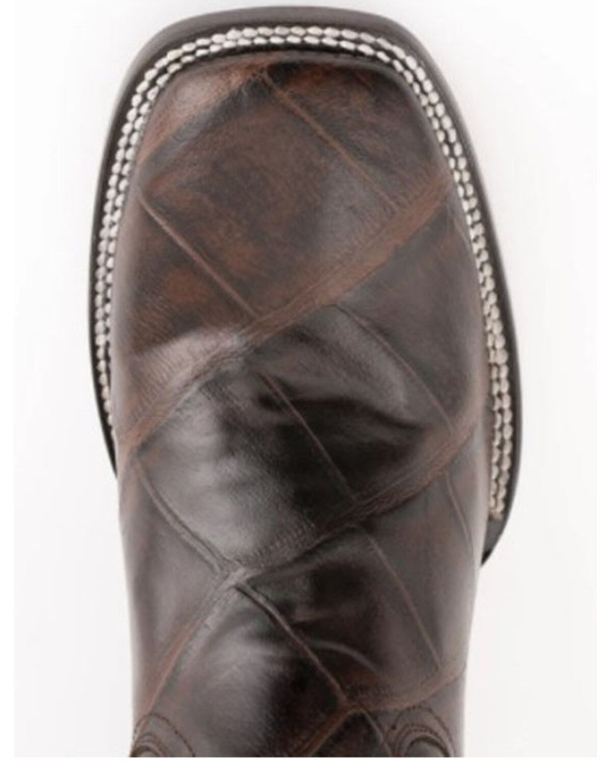 Ferrini Men's Jeese Brown Alligator Print Western Boots - Broad Square Toe