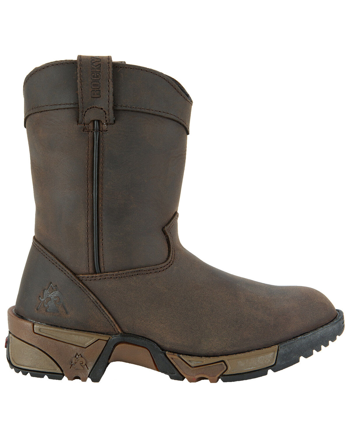 Rocky Boys' Southwest Pull On Boots - Round Toe