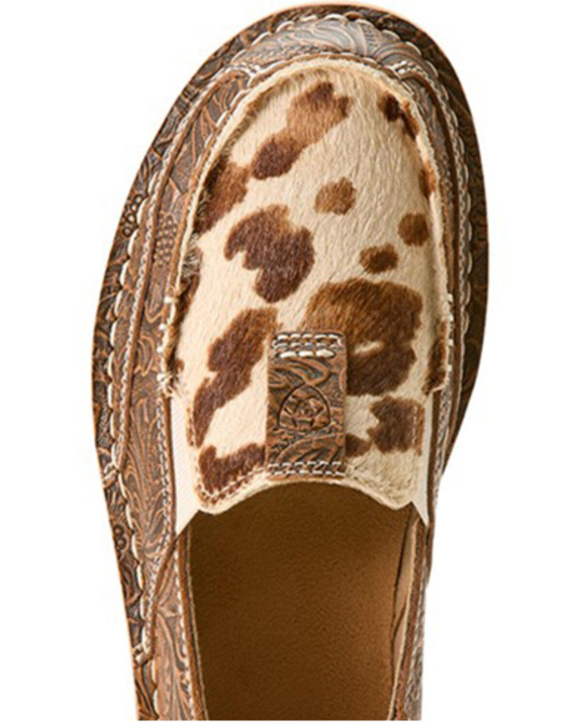 Ariat Women's Cruiser Embossed Hairon Casual Shoes - Moc Toe