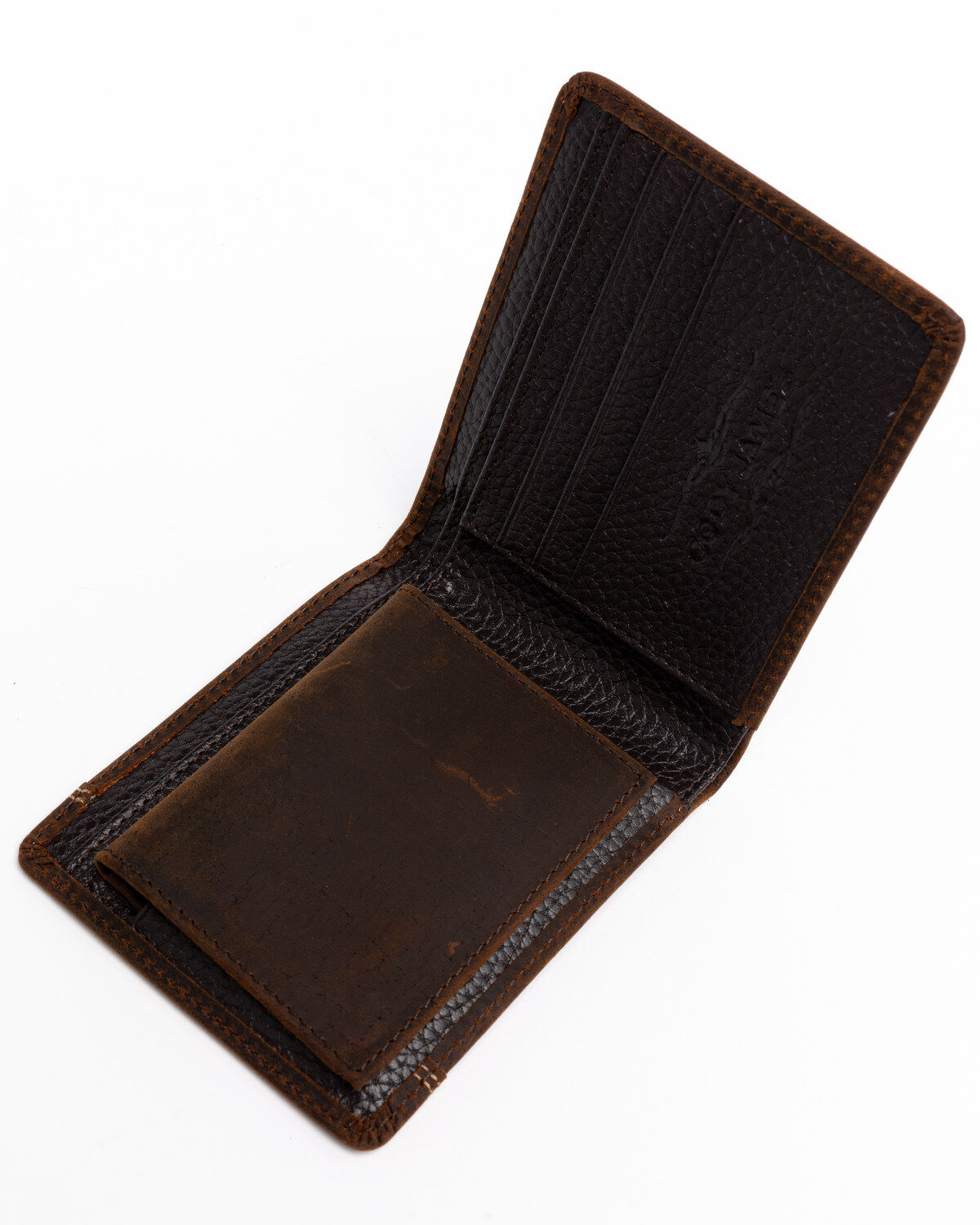 Cody James Men's Boot Stitch Bi-Fold Leather Wallet