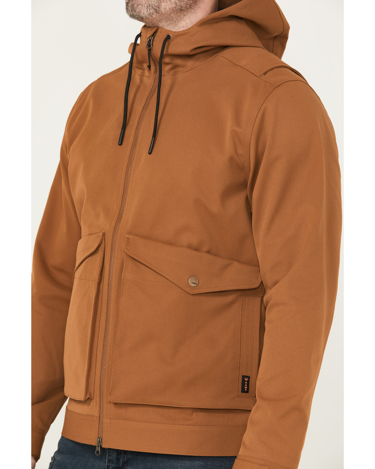 Hawx Men's Norton Double Weave Mechanic Hooded Jacket