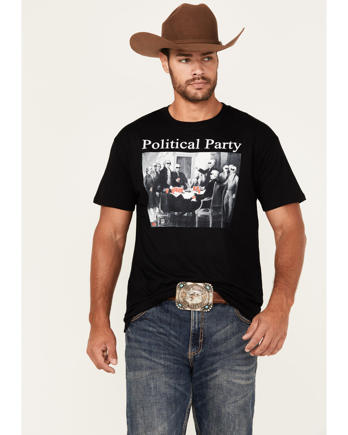 Riot Society Men's Political Party Short Sleeve Graphic T-Shirt