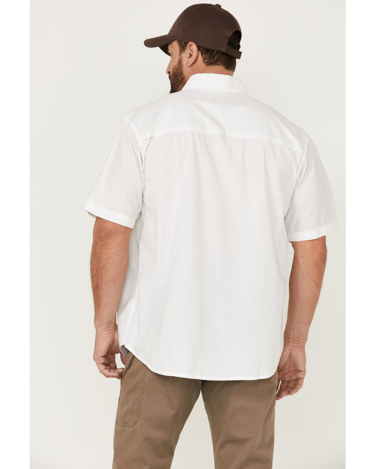 Resistol Men's Solid Short Sleeve Button-Down Western Shirt