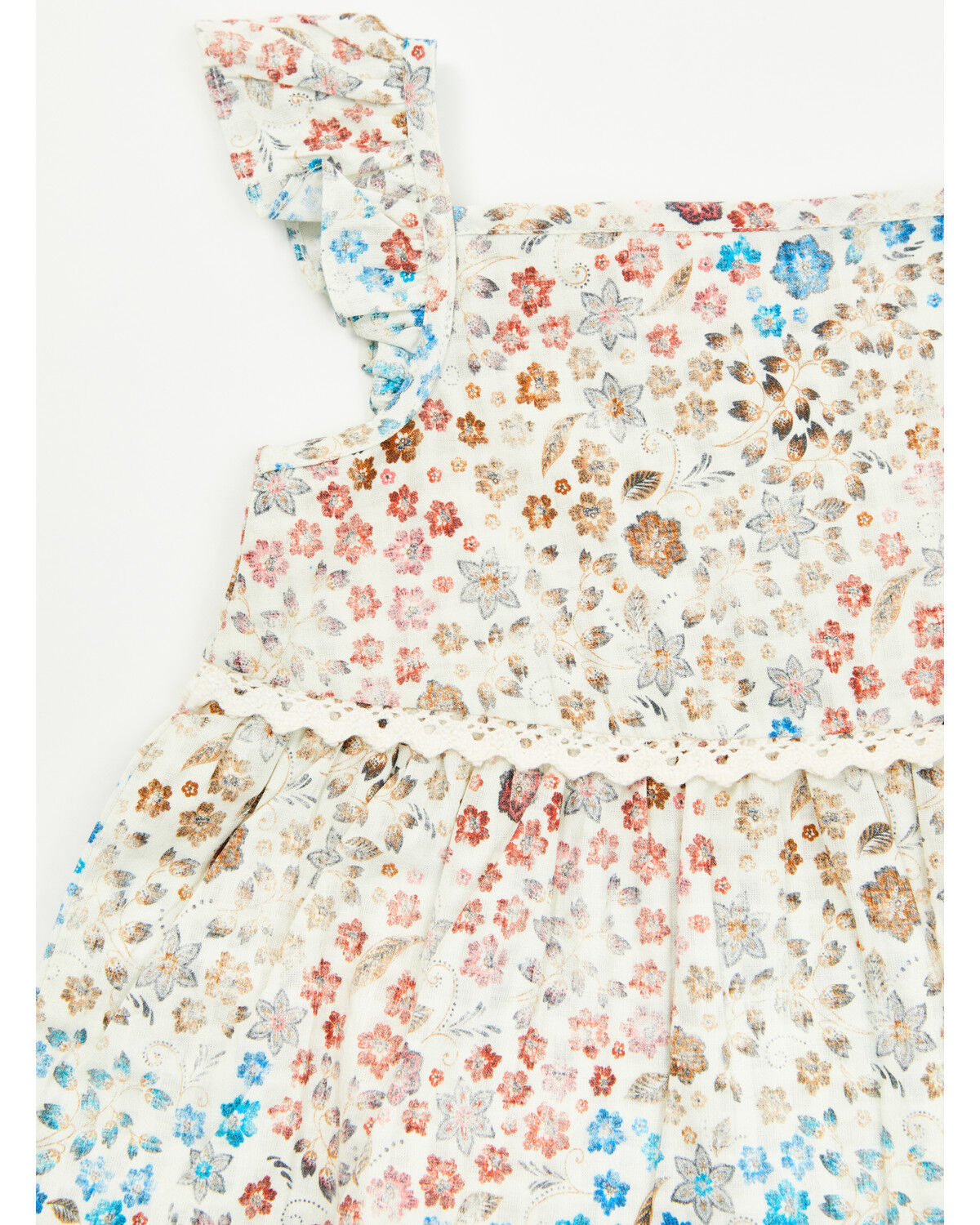 Shyanne Toddler Girls' Floral Print Sleeveless Ruffle Top