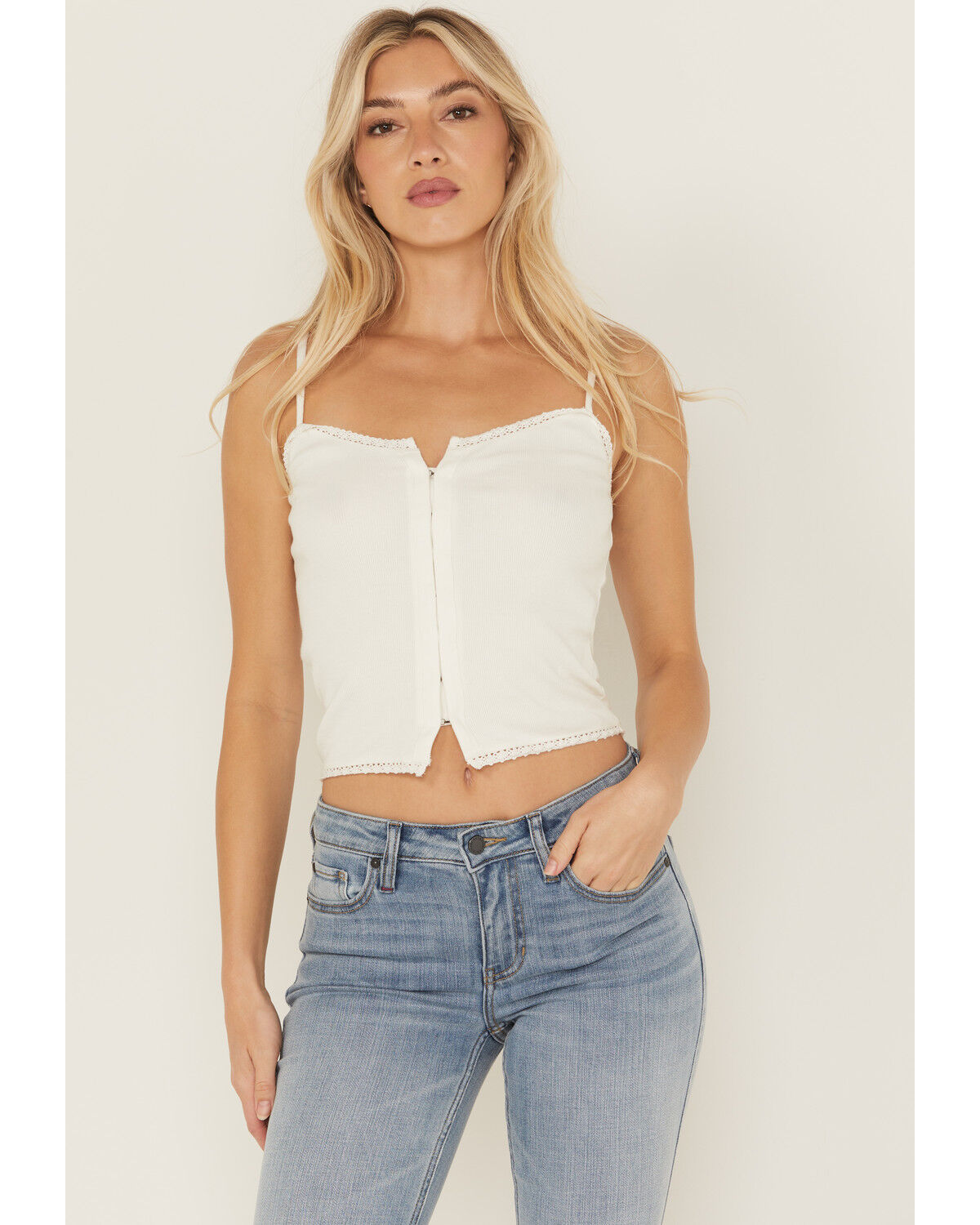 Idyllwind Women's Lace Trim Cami