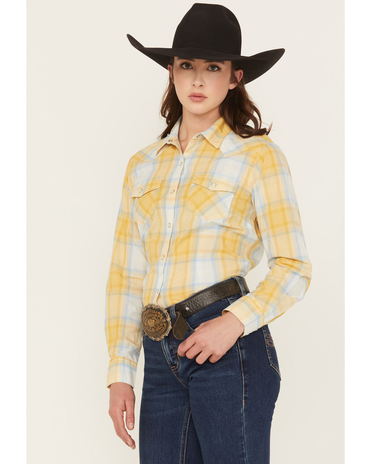 Ariat Women's Daisy Plaid Print Long Sleeve Snap Western Shirt