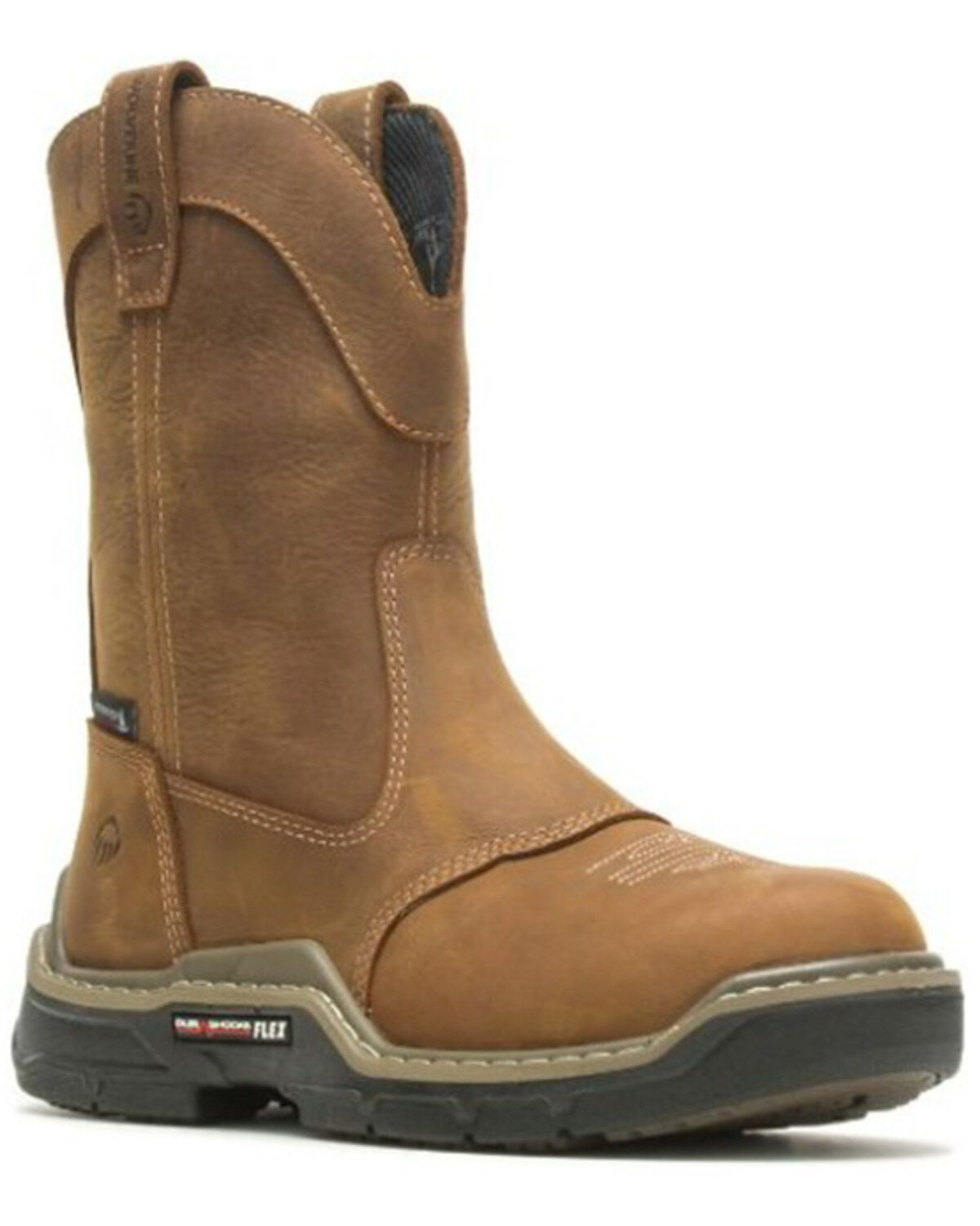 Wolverine Men's 10" Raider Durashocks® Western CarbonMaX™ Wellington Waterproof Work Boots - Composite Toe