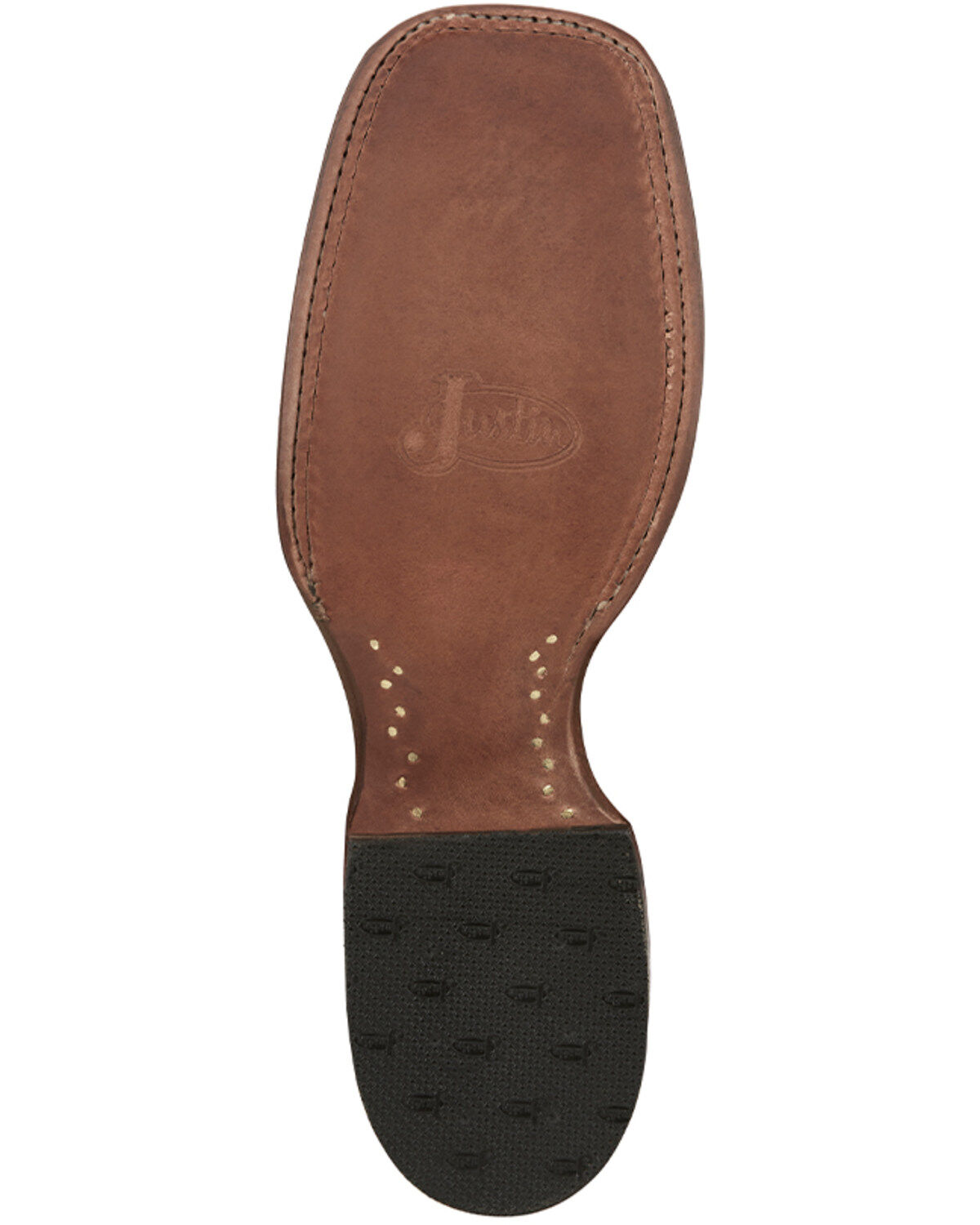 Justin Men's Full-Quill Ostrich Exotic Boot - Square Toe