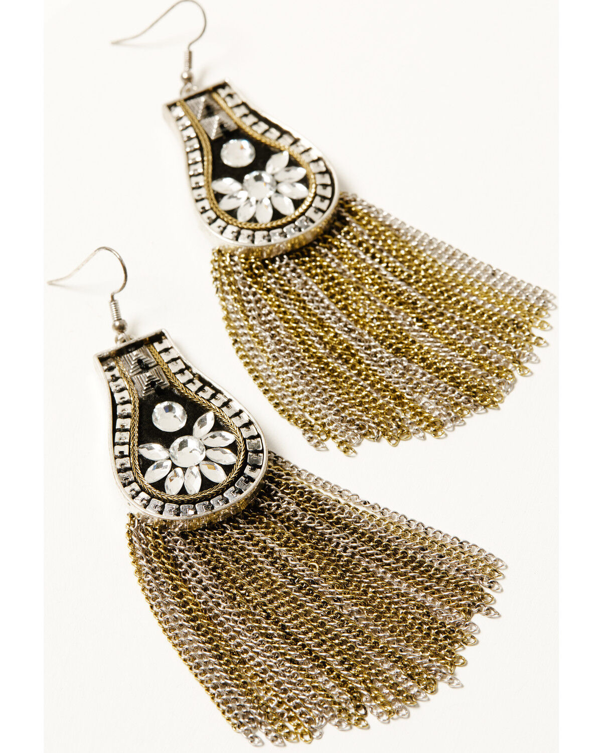 Wonderwest Women's Odette Chain Fringe Earrings