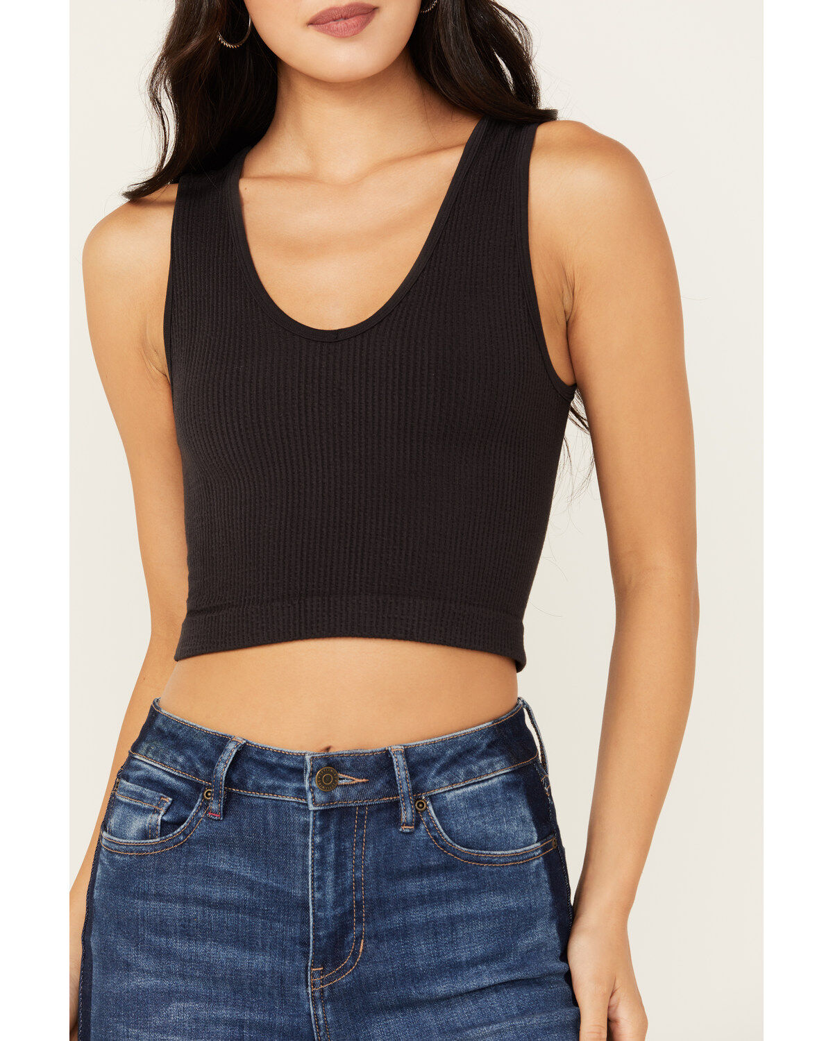 By Together Women's Seamless V Neck Tank Top