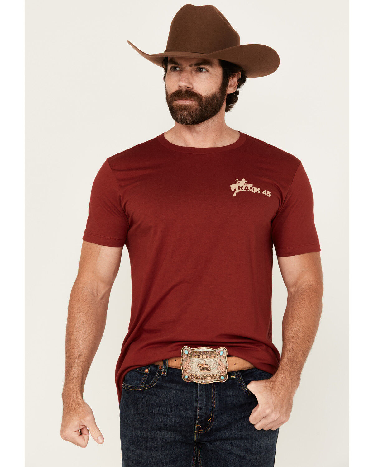 RANK 45® Men's Rodeo Revival Short Sleeve Graphic T-Shirt