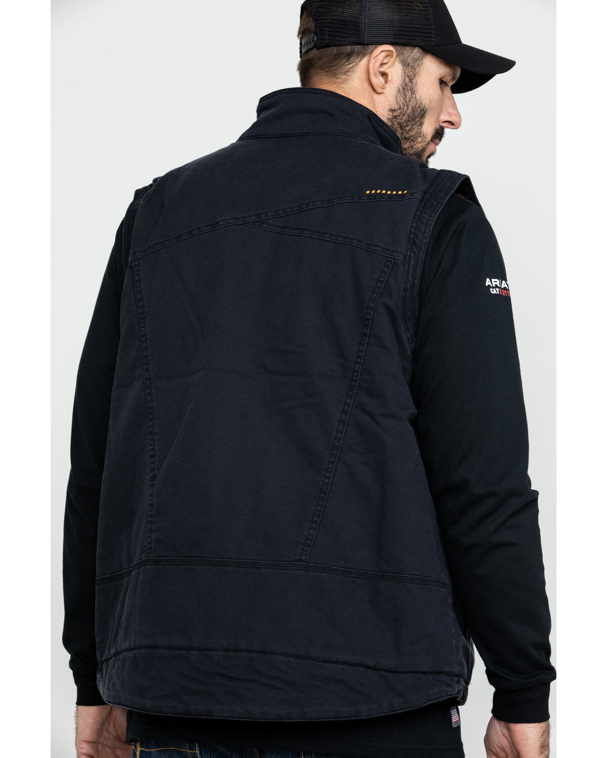 Ariat Men's Rebar Washed Dura Canvas Insulated Work Vest