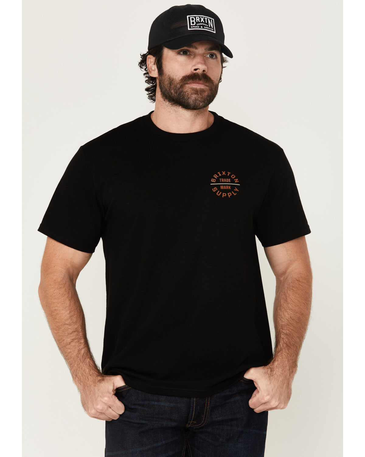 Brixton Men's Oath Logo Short Sleeve Graphic T-Shirt