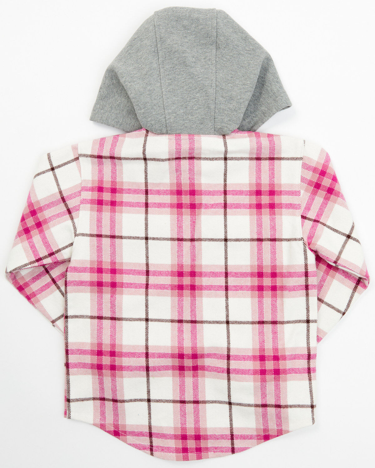 Shyanne Toddler Girls' Plaid Print Long Sleeve Flannel Shacket