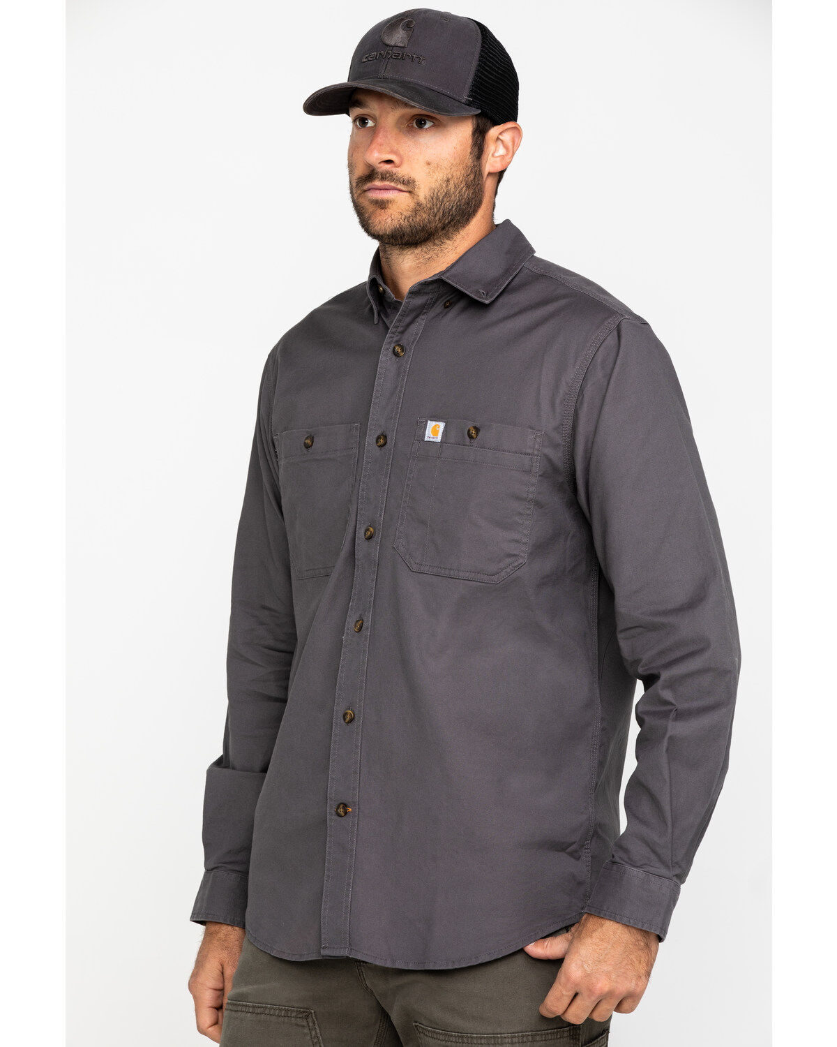Carhartt Men's Rugged Flex Rigby Long Sleeve Work Shirt