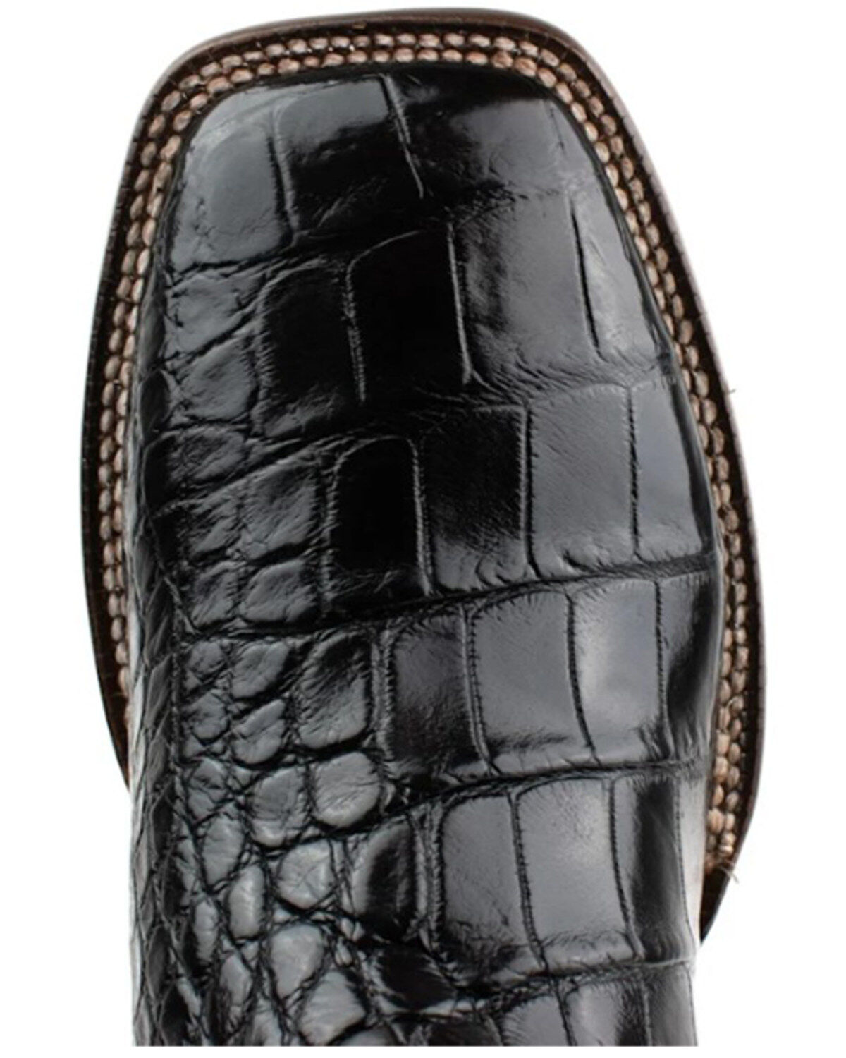 El Dorado Men's American Alligator Exotic Western Boots - Broad Square Toe