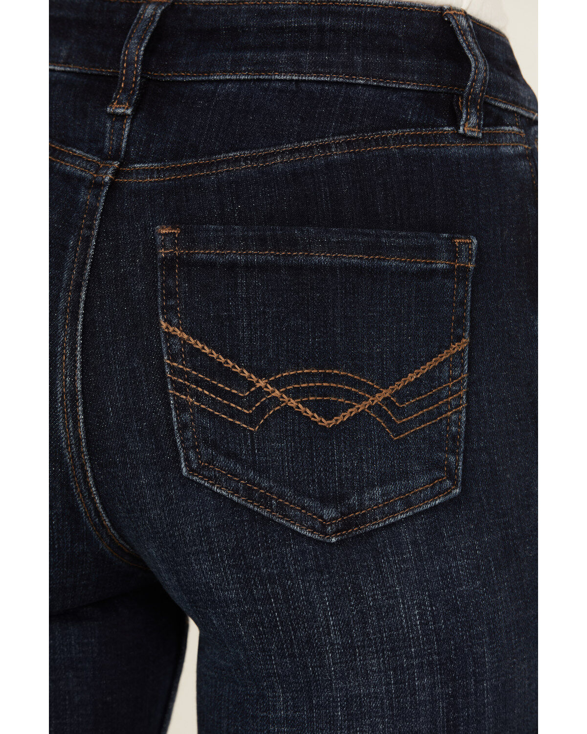 Idyllwind Women's Regent Dark Wash Gypsy High Rise Seamed Bootcut Comfort Stretch Denim Jeans