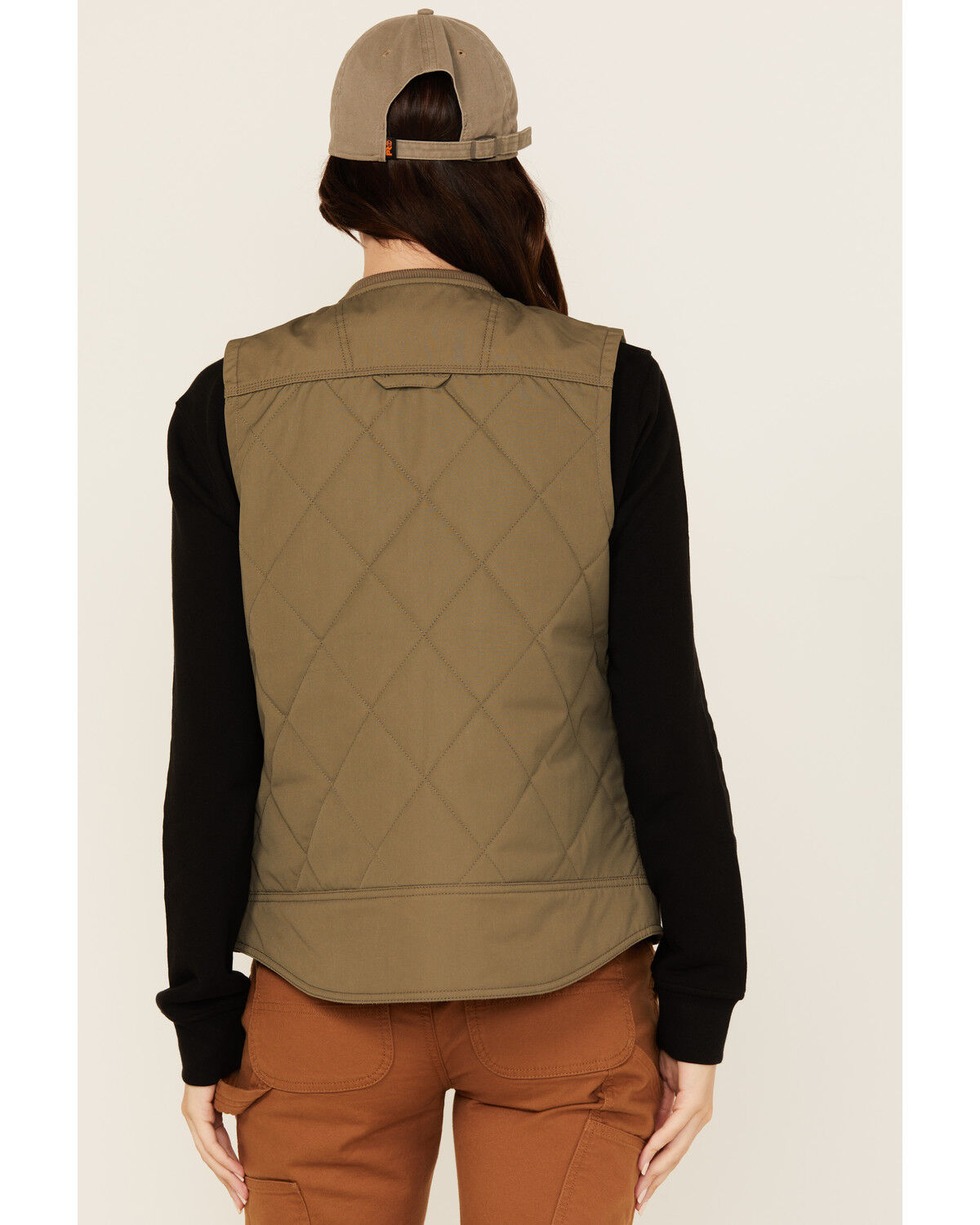 Lucky Brand Workwear Women's Tactical Insulated Canvas Quilted Vest