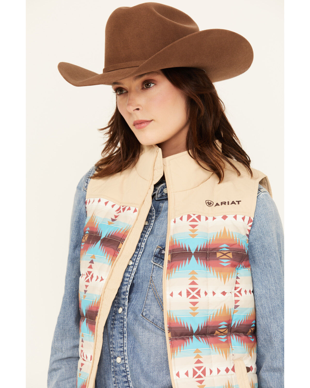 Ariat Women's Southwestern Print Insulated Vest
