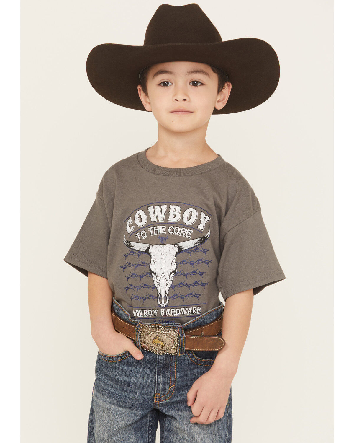 Cowboy Hardware Boys' Cowboy Core Short Sleeve Graphic T-Shirt
