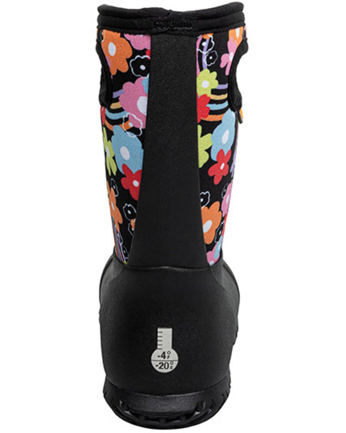 Bogs Girls' York Groovy Rainbow Waterproof Boots - Round Toe