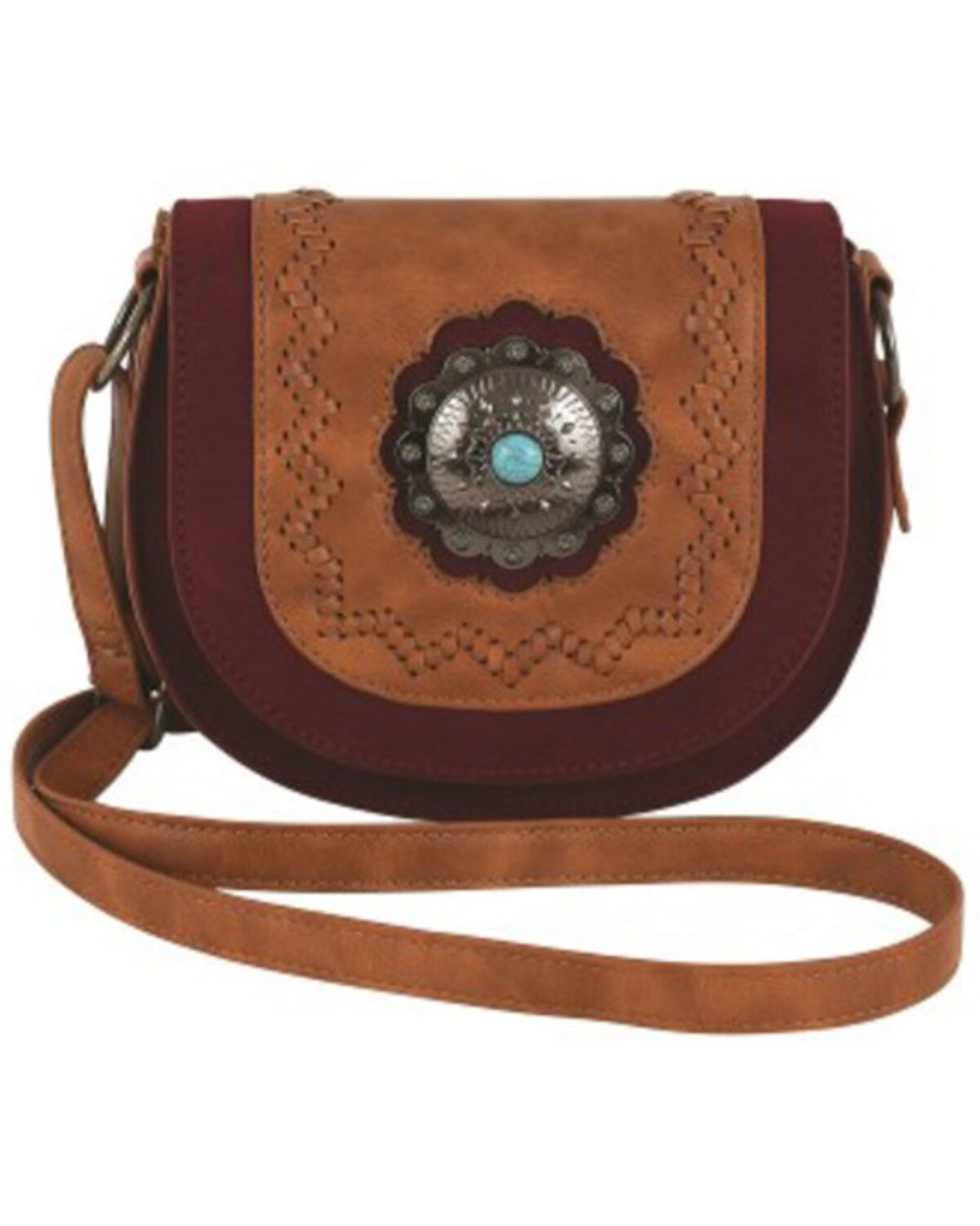 Tony Lama Women's Suede Crossbody Bag