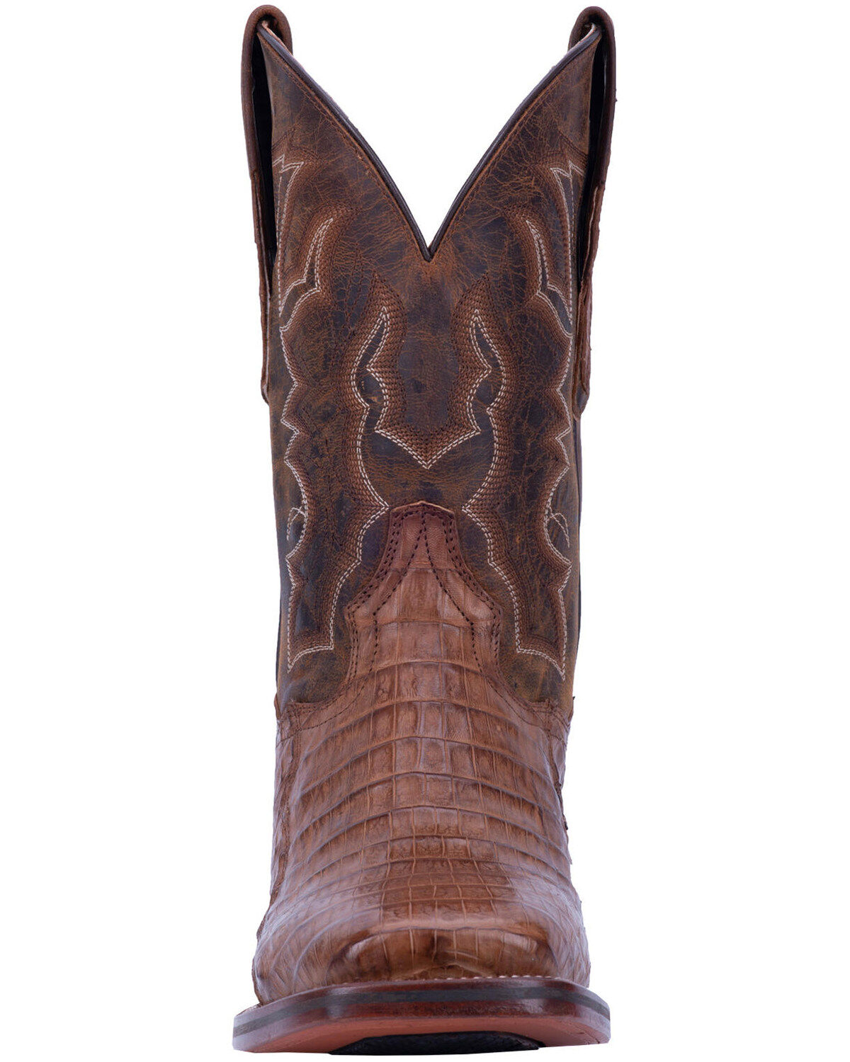 Dan Post Men's Kingsly Caiman Western Boots - Broad Square Toe