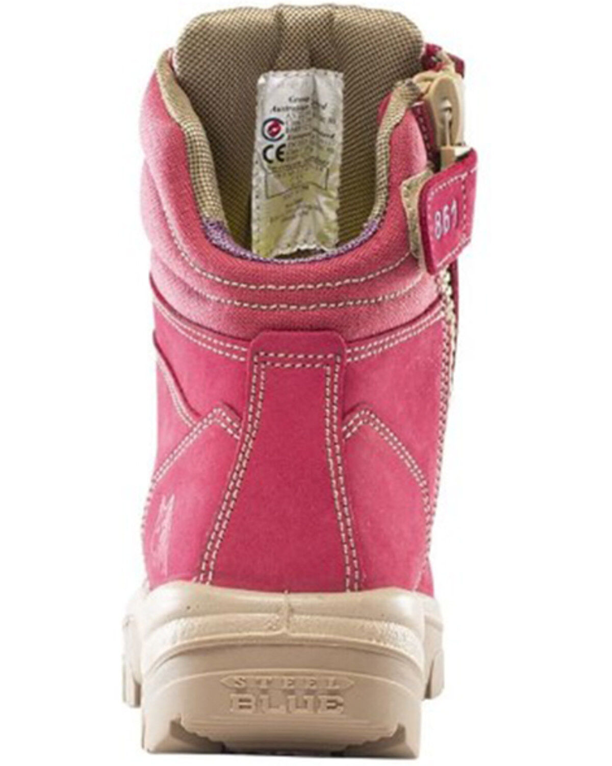 Steel Blue Women's Southern Cross Zip Work Boots - Steel Toe