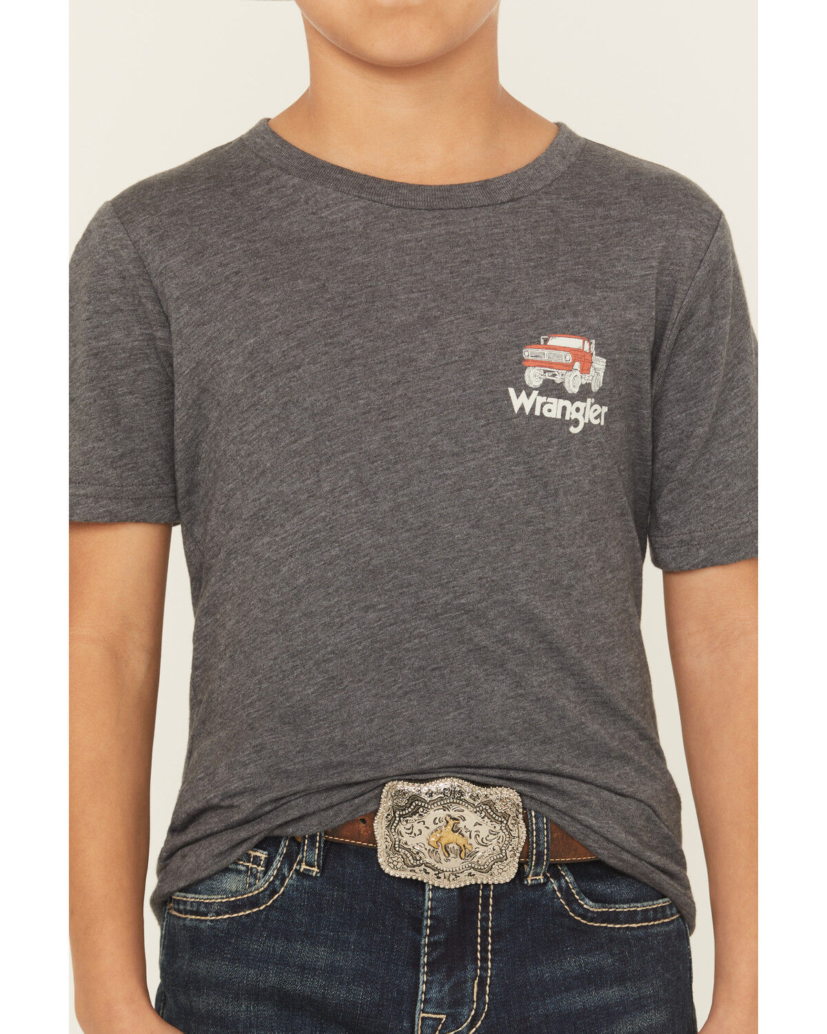 Wrangler Boys' Truck Short Sleeve Graphic T-Shirt