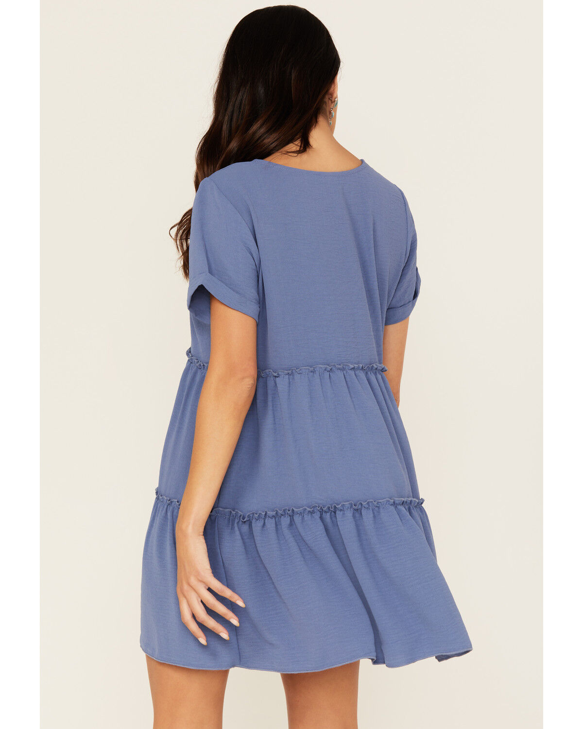 Originality Women's Tiered Mini Dress