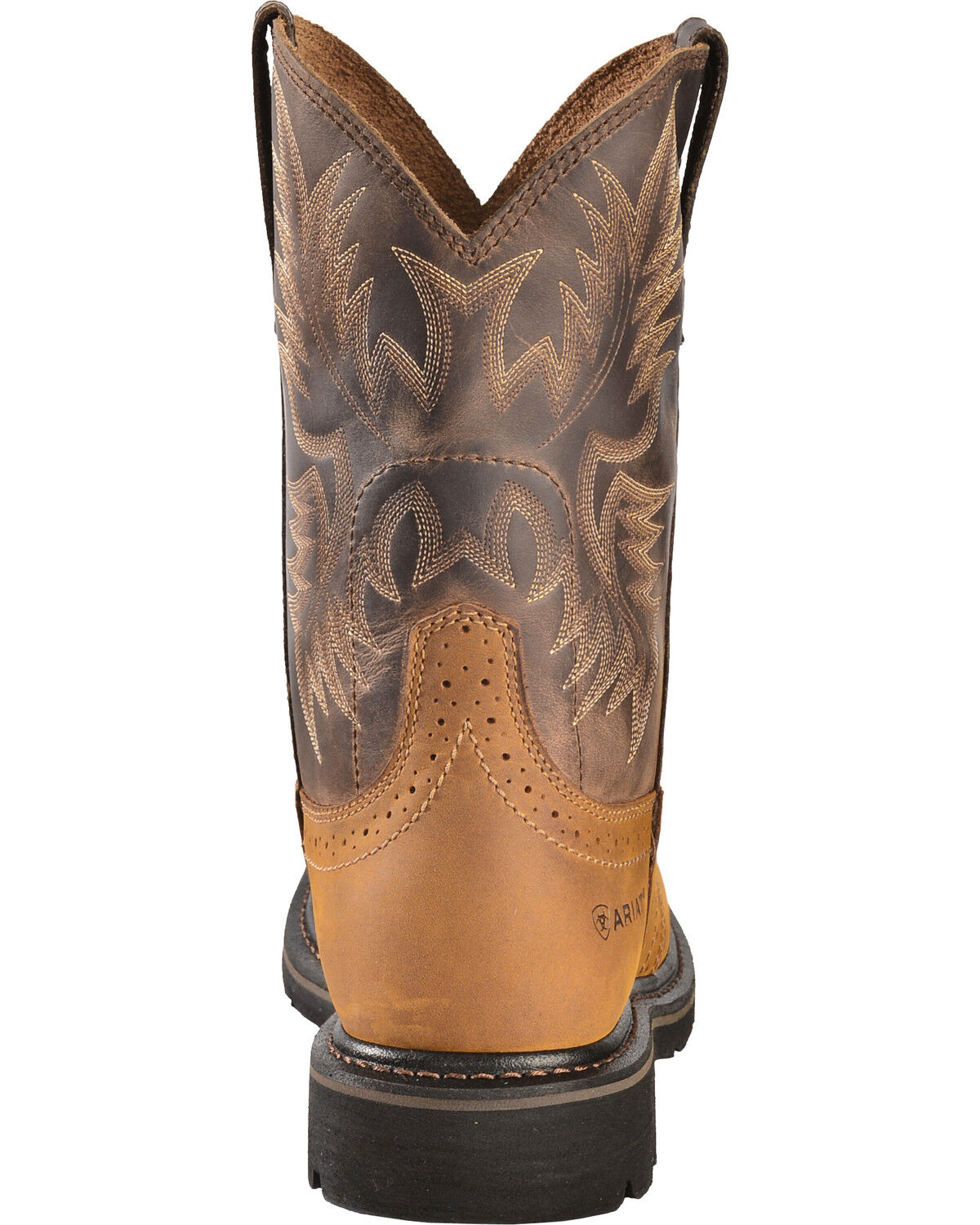 Ariat Men's 10" Sierra Pull-On Western Work Boots - Square Toe