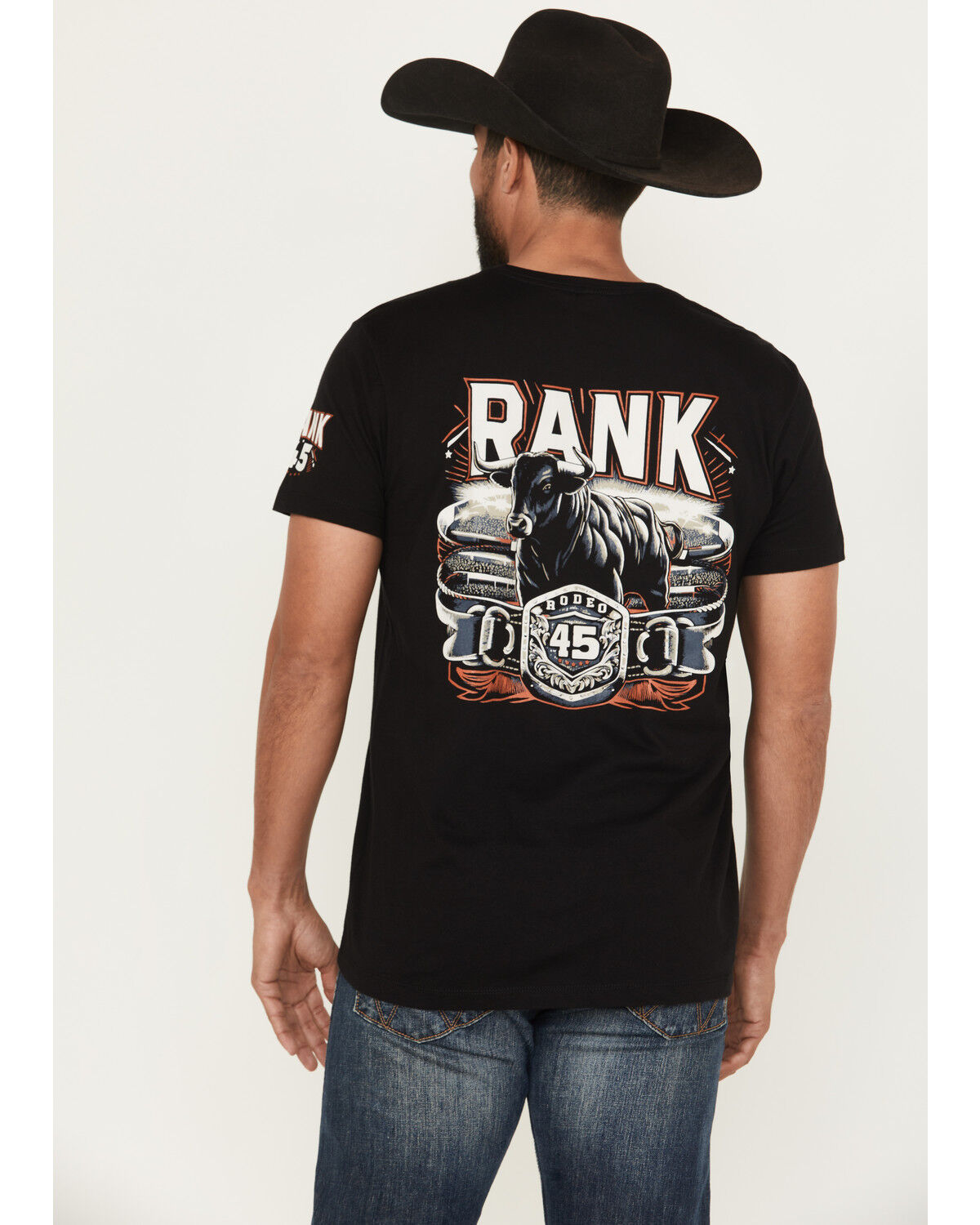 RANK 45® Men's Buckle Up Short Sleeve Graphic T-Shirt