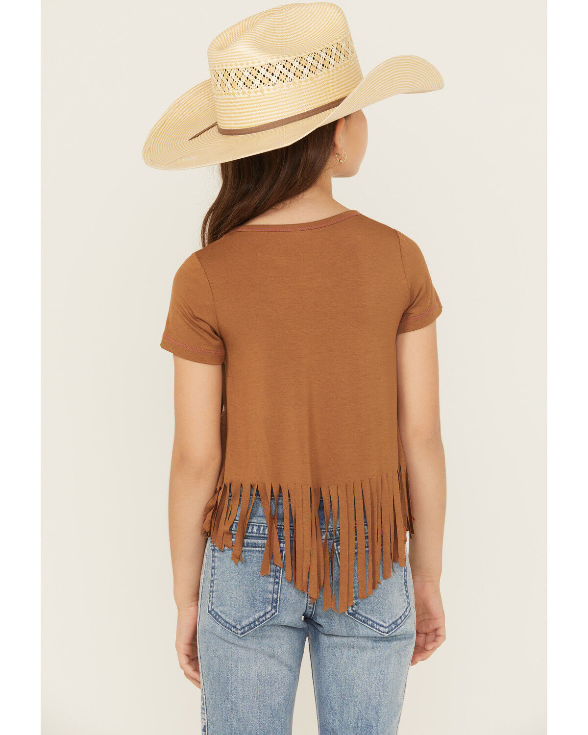 Cowgirl Hardware Girls' Cowgirl Fringe Tee
