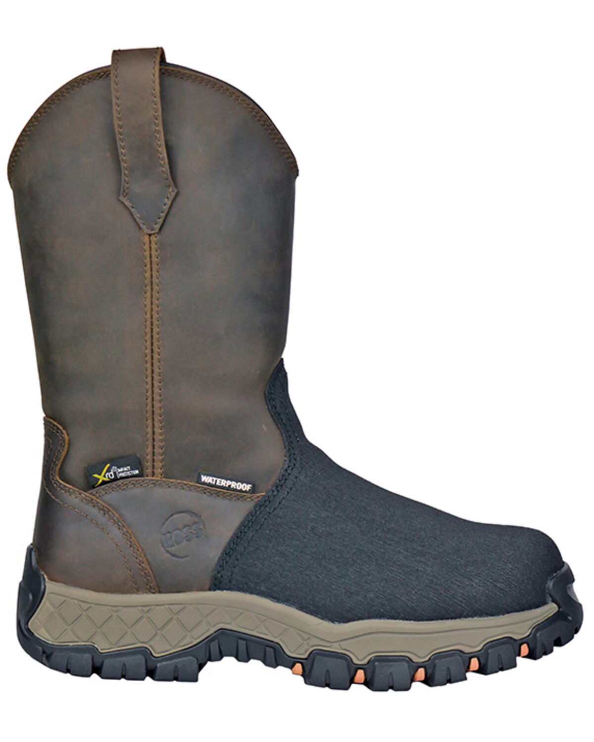 Hoss Men's 11" Recon Waterproof Metguard Wellington Work Boots - Composite Toe