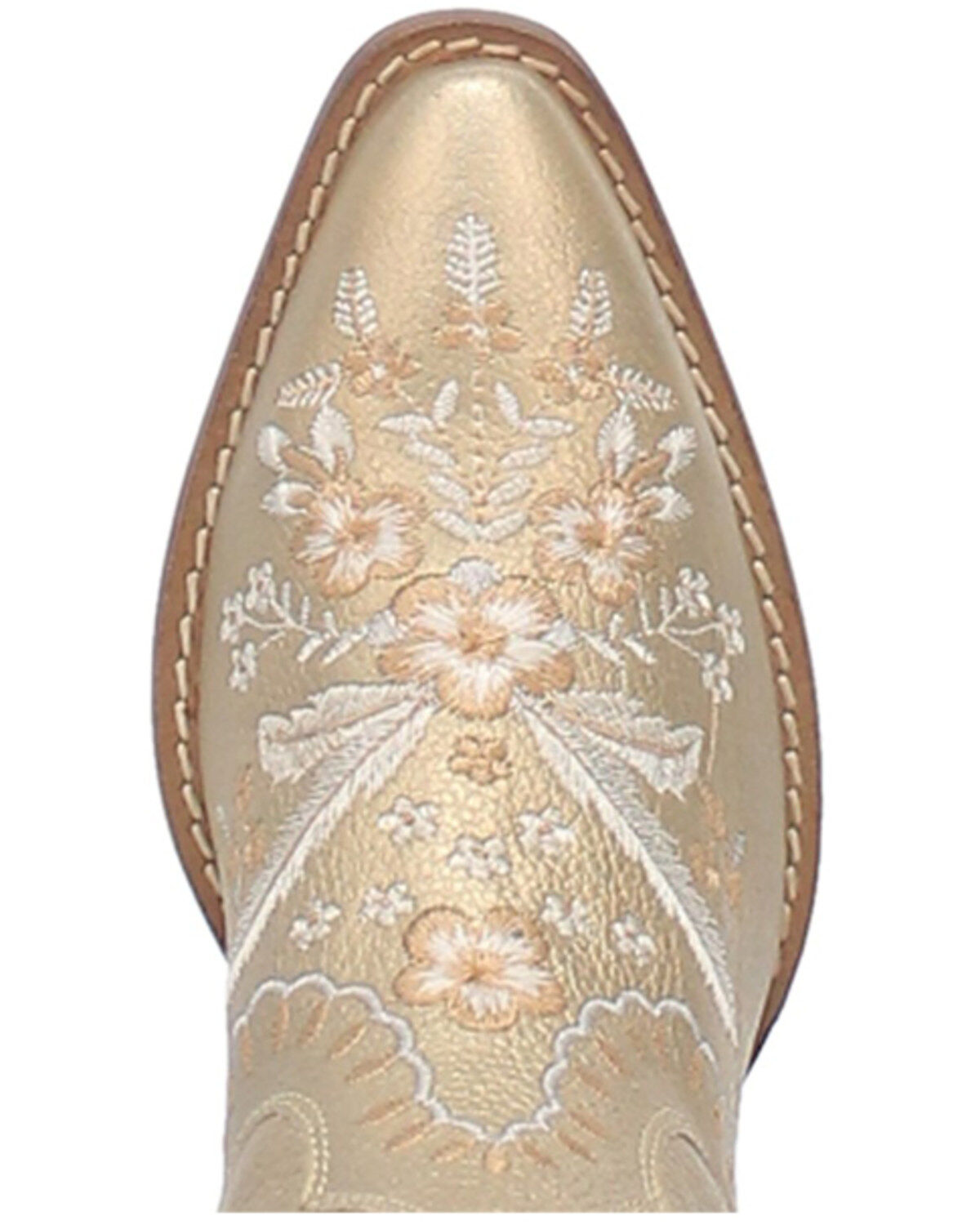 Dingo Women's Primrose Embroidered Floral Western Booties - Snip Toe