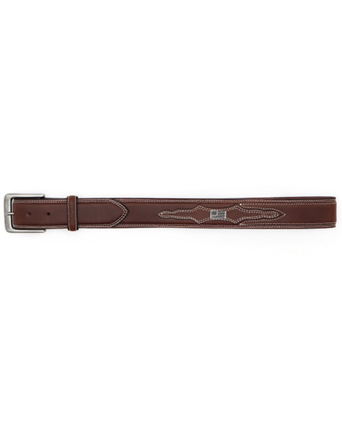 Cody James Men's American Flag Leather Belt