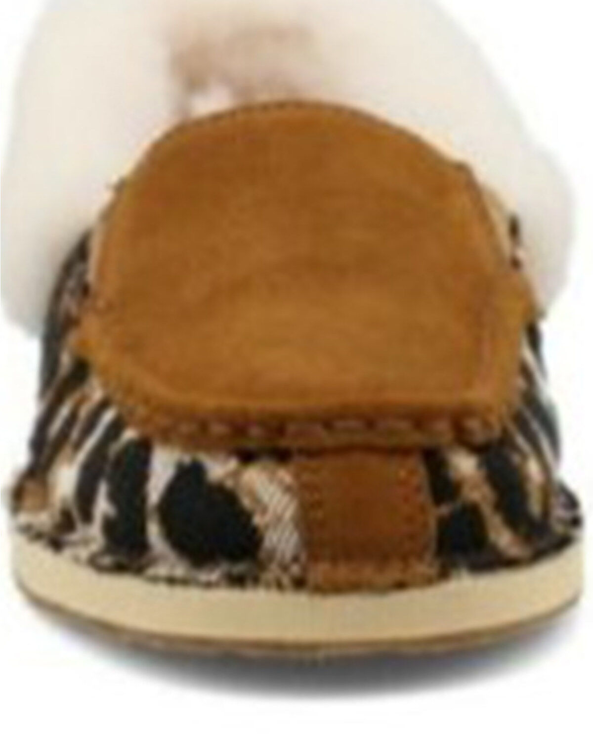 Twisted X Women's Leopard Print Fur-Lined Shoes - Moc Toe