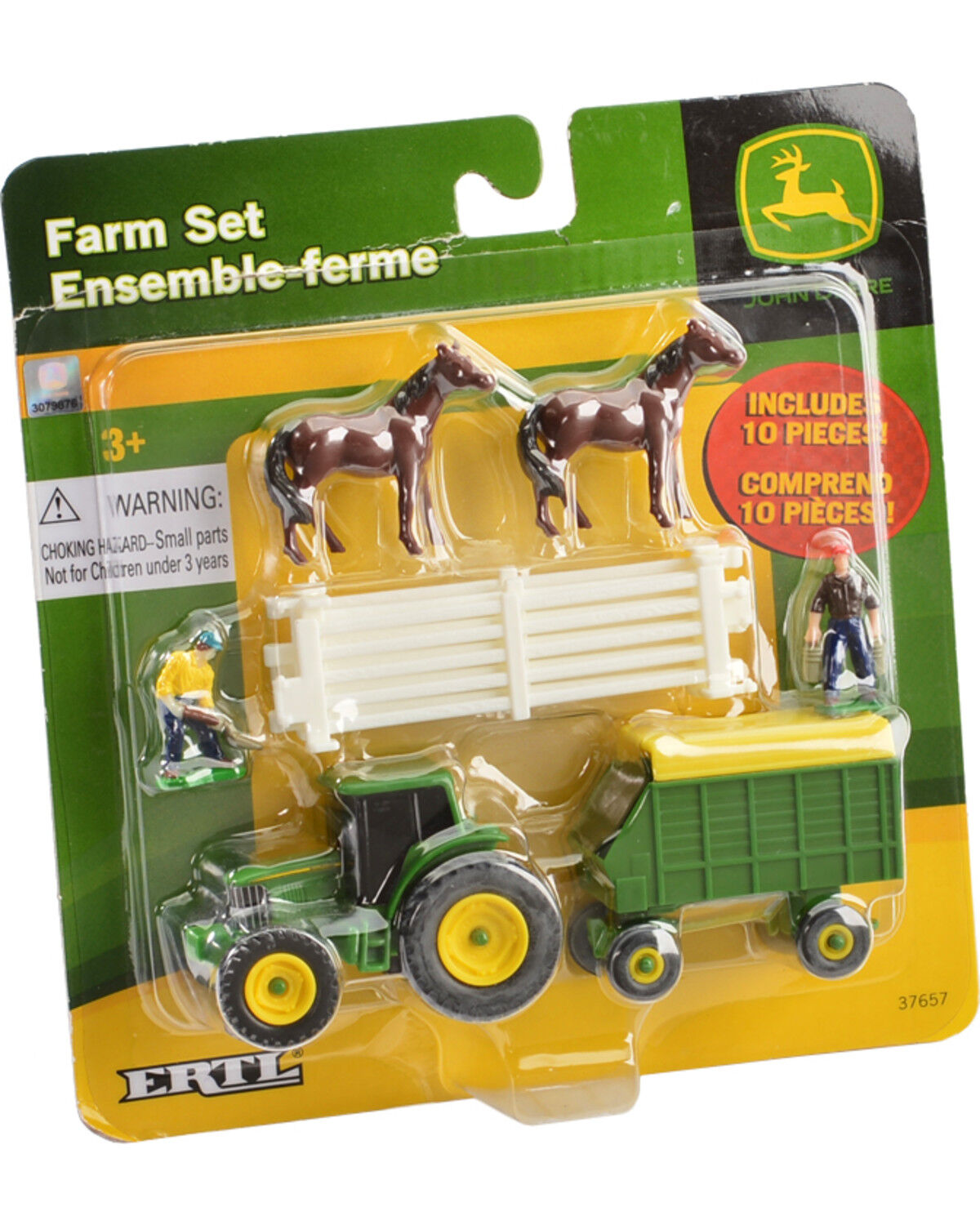 John Deere 10 Piece Farm Toy Set