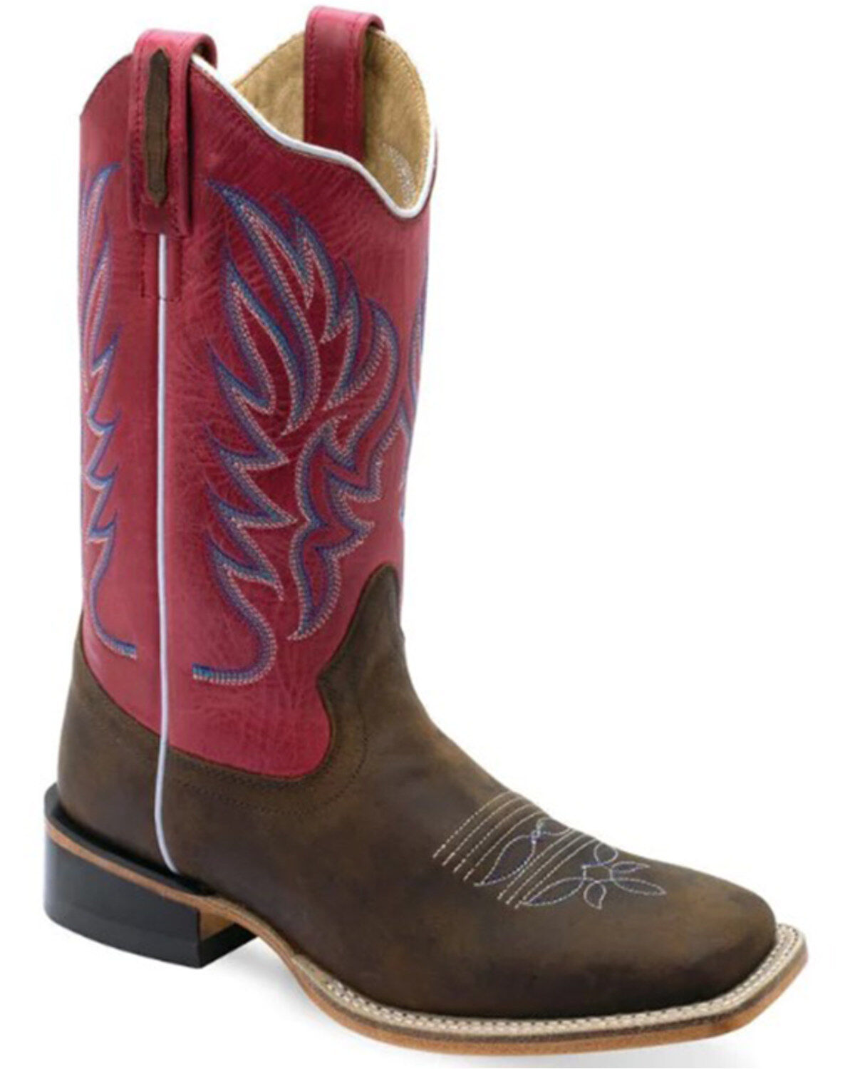 Old West Women's Western Boots - Broad Square Toe