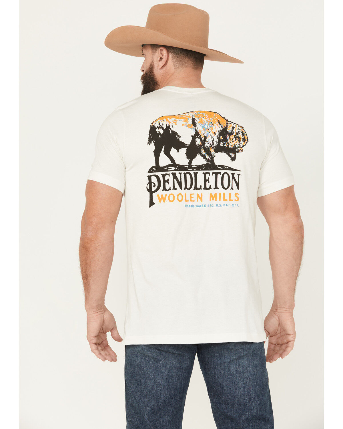Pendleton Men's Bison Short Sleeve Graphic T-Shirt