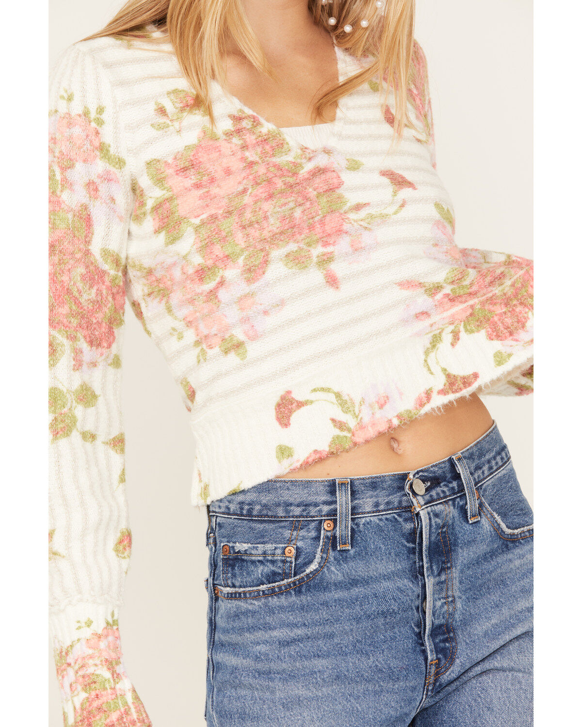 Free People Women's Bed of Roses Sweater